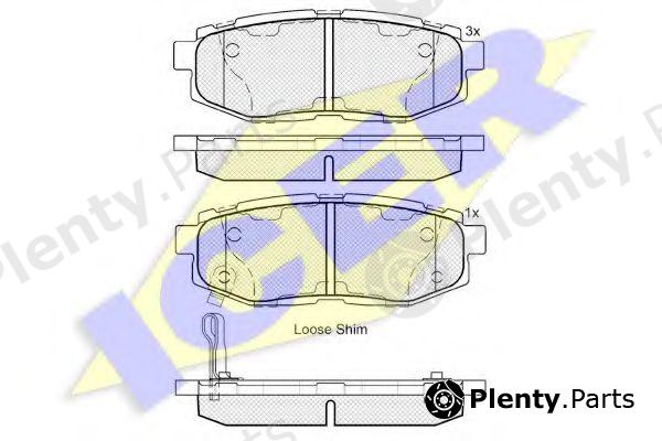  ICER part 182088 Brake Pad Set, disc brake