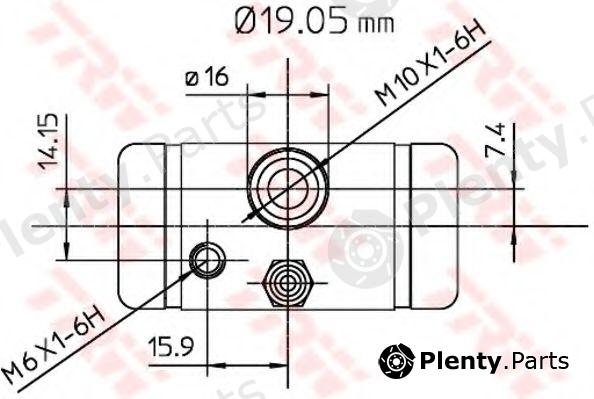  TRW part BWD291 Wheel Brake Cylinder