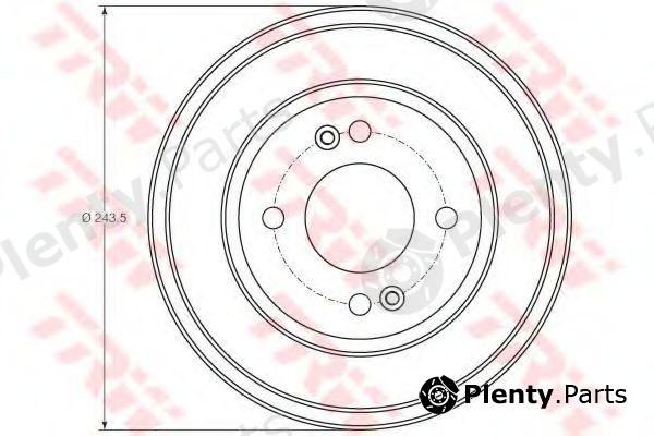  TRW part DB4401 Brake Drum