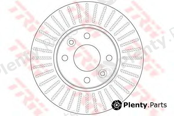  TRW part DF6186 Brake Disc