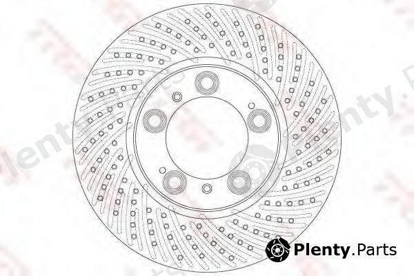  TRW part DF6213S Brake Disc
