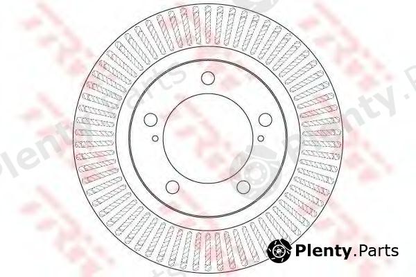  TRW part DF6239S Brake Disc