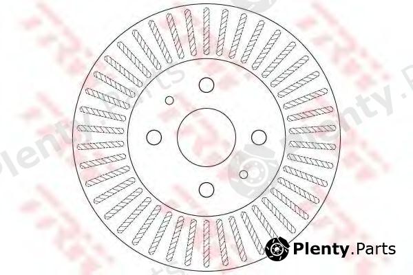  TRW part DF6407 Brake Disc