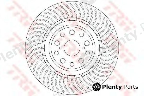  TRW part DF6489S Brake Disc