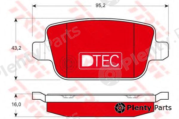  TRW part GDB1732DTE Brake Pad Set, disc brake