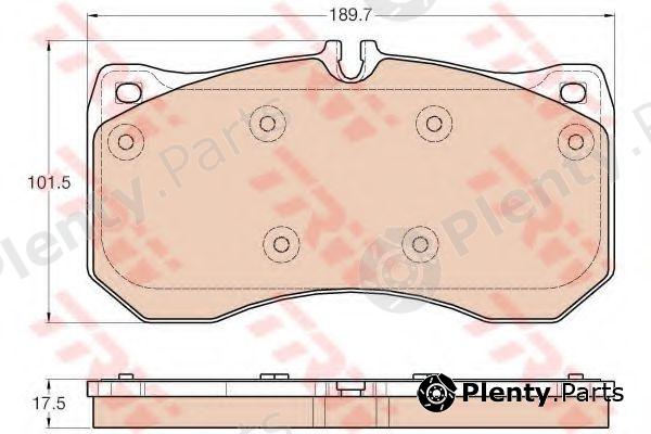  TRW part GDB1996 Brake Pad Set, disc brake