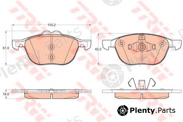  TRW part GDB2043 Brake Pad Set, disc brake
