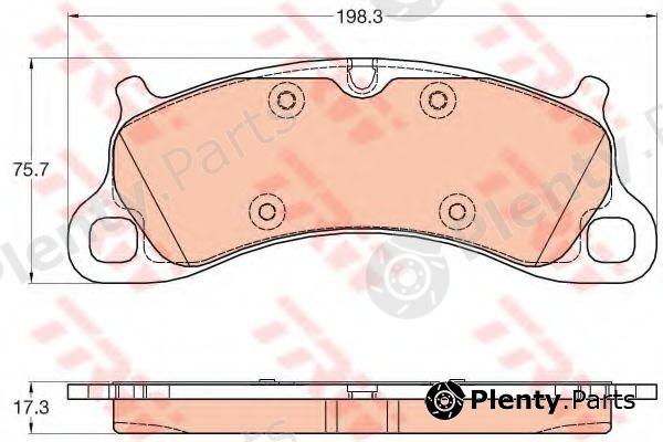  TRW part GDB2057 Brake Pad Set, disc brake