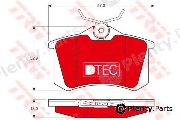  TRW part GDB823DTE Brake Pad Set, disc brake