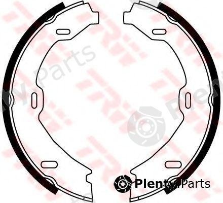  TRW part GS8482 Brake Shoe Set, parking brake