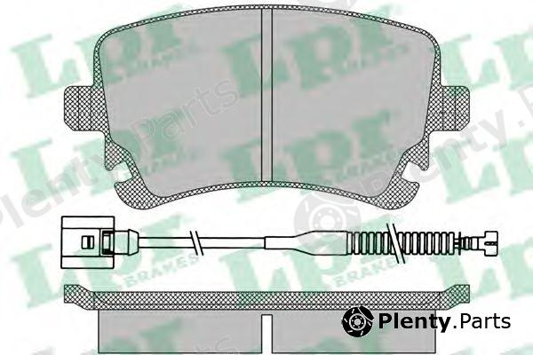  LPR part 05P1398A Brake Pad Set, disc brake