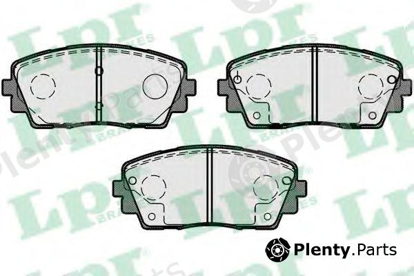  LPR part 05P1726 Brake Pad Set, disc brake