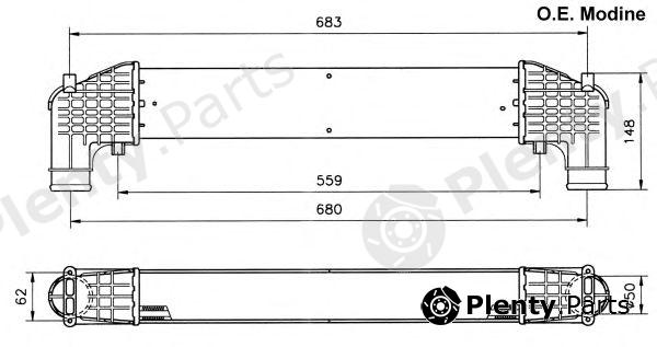  NRF part 30108 Intercooler, charger