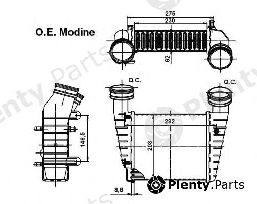  NRF part 30138 Intercooler, charger