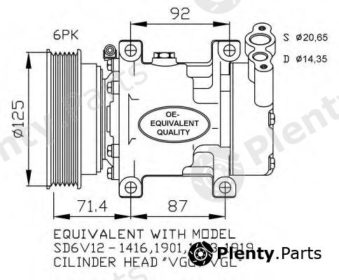  NRF part 32259 Compressor, air conditioning