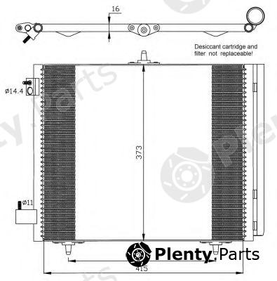  NRF part 35405 Condenser, air conditioning