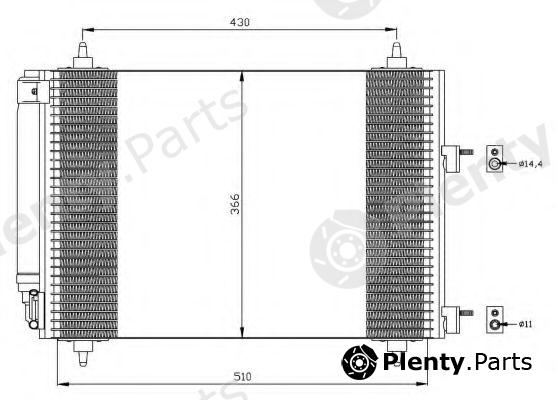  NRF part 35445 Condenser, air conditioning