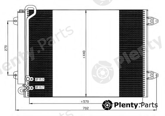  NRF part 35614 Condenser, air conditioning
