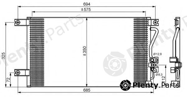  NRF part 35756 Condenser, air conditioning