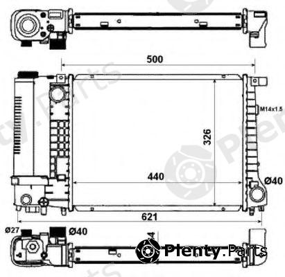  NRF part 53426 Radiator, engine cooling