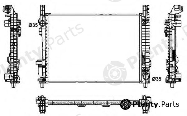  NRF part 53800 Radiator, engine cooling