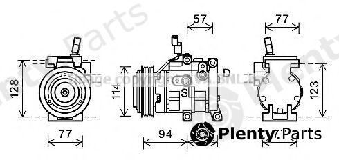  AVA QUALITY COOLING part HYK320 Compressor, air conditioning