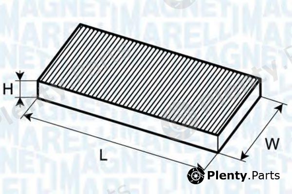  MAGNETI MARELLI part 350203061970 Filter, interior air