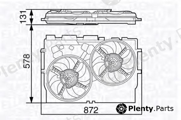  MAGNETI MARELLI part 069422583010 Fan, radiator
