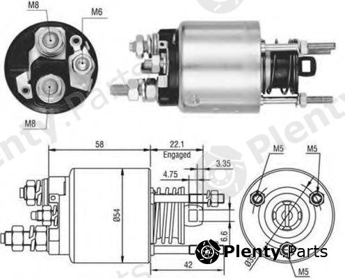  MAGNETI MARELLI part AME0458 Solenoid Switch, starter