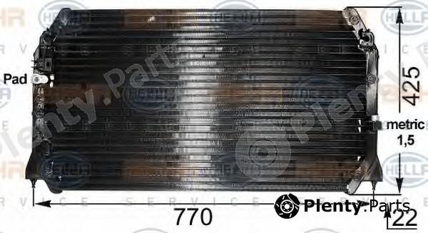  BEHR part 8FC351300-771 (8FC351300771) Condenser, air conditioning