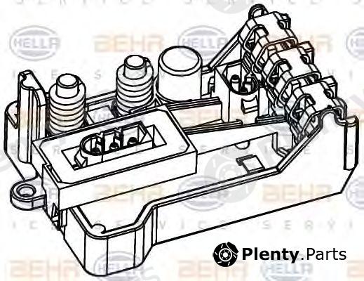  BEHR part 5HL351321-151 (5HL351321151) Regulator, passenger compartment fan