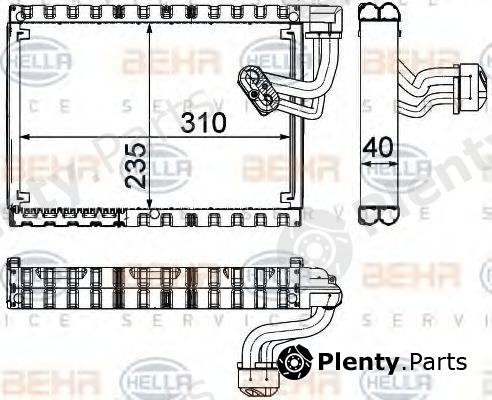  BEHR part 8FV351330-671 (8FV351330671) Evaporator, air conditioning