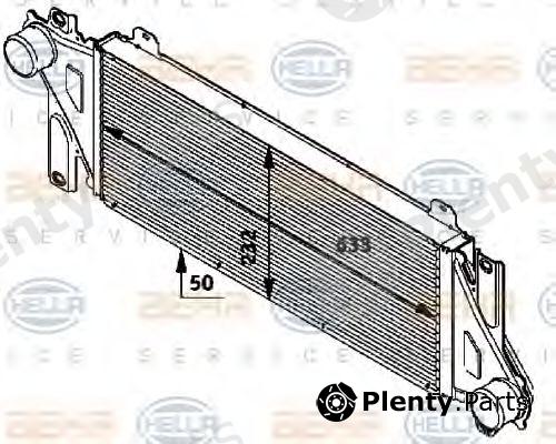  BEHR part 8ML376724-291 (8ML376724291) Intercooler, charger