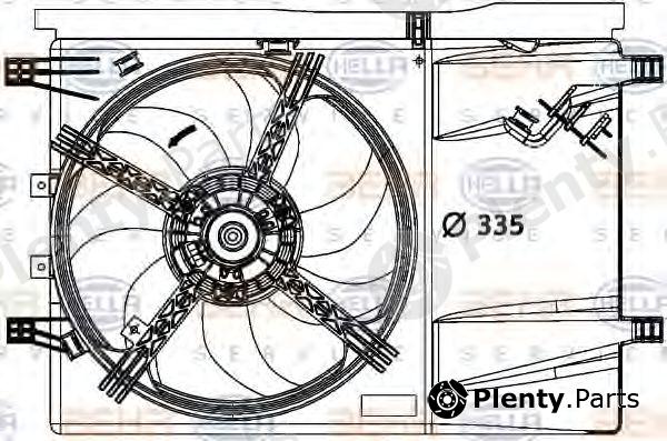  BEHR part 8EW376729-641 (8EW376729641) Fan, radiator
