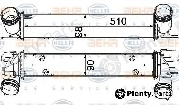  BEHR part 8ML376731-791 (8ML376731791) Intercooler, charger