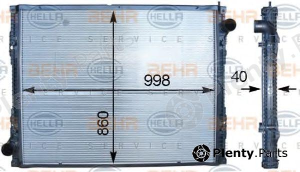  BEHR part 8MK376745-741 (8MK376745741) Radiator, engine cooling