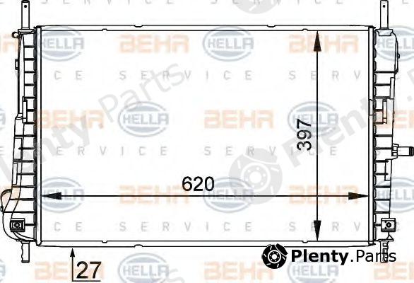  BEHR part 8MK376755-291 (8MK376755291) Radiator, engine cooling