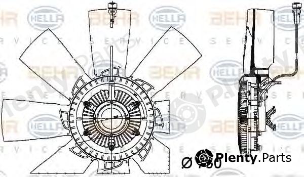 BEHR part 8MV376757-131 (8MV376757131) Fan, radiator