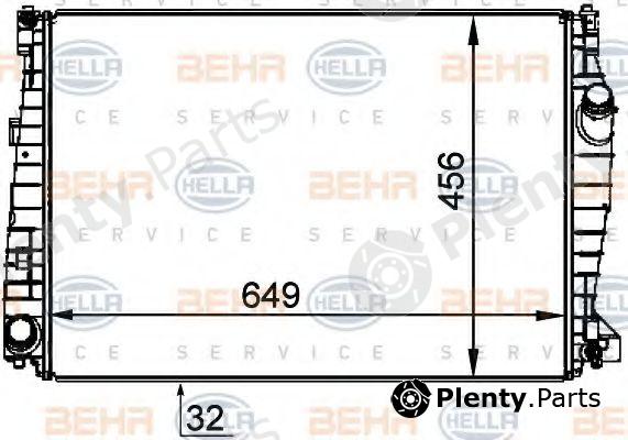  BEHR part 8MK376764-331 (8MK376764331) Radiator, engine cooling