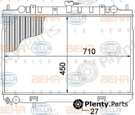  BEHR part 8MK376770-781 (8MK376770781) Radiator, engine cooling
