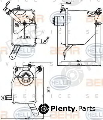  BEHR part 8MA376789-731 (8MA376789731) Expansion Tank, coolant