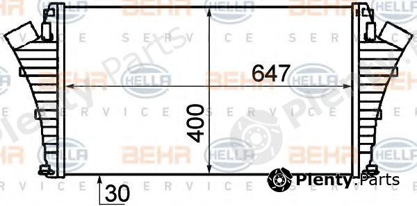  BEHR part 8ML376899-151 (8ML376899151) Intercooler, charger