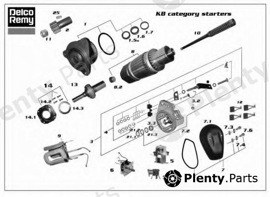  DELCO REMY part 19024122 Starter