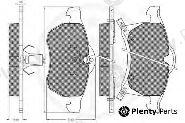  OPTIMAL part 10288 Brake Pad Set, disc brake