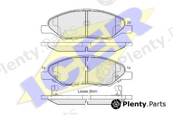  ICER part 182074 Brake Pad Set, disc brake