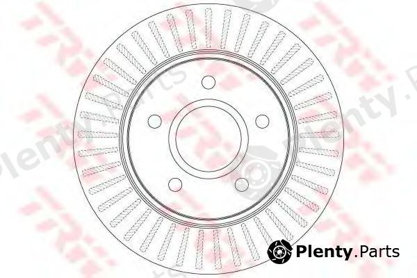  TRW part DF6253S Brake Disc