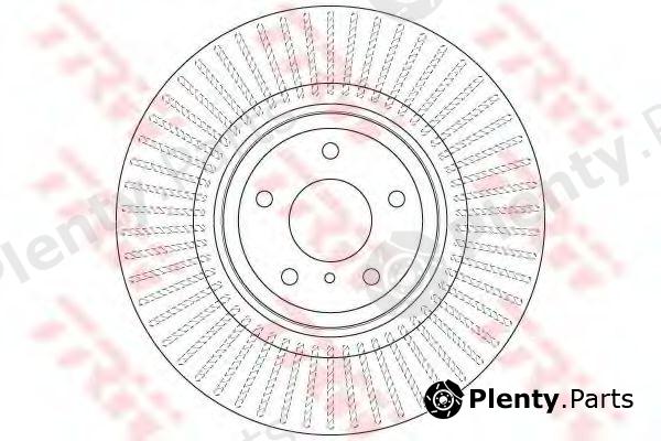  TRW part DF6498S Brake Disc