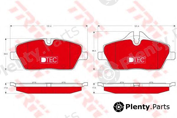  TRW part GDB1611DTE Brake Pad Set, disc brake