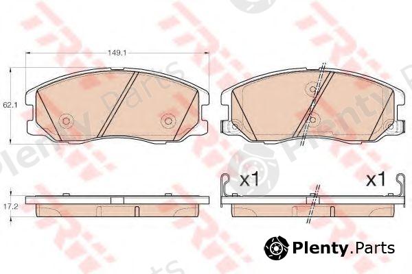  TRW part GDB1978 Brake Pad Set, disc brake