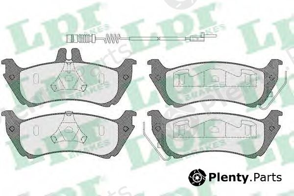  LPR part 05P1000A Brake Pad Set, disc brake